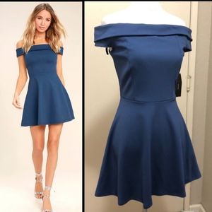 Lulus Blue Dress